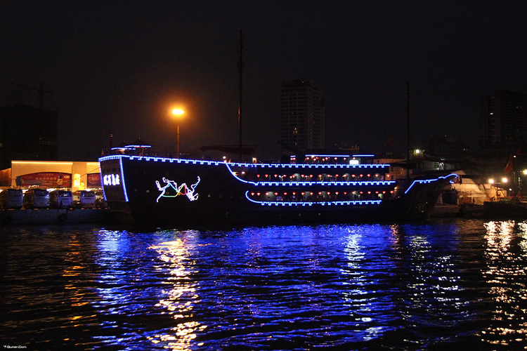 航程号夜游三亚湾旅游