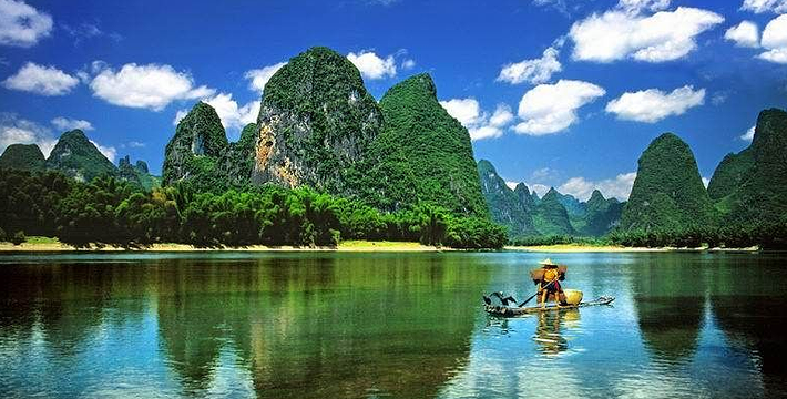 桂林漓江风景名胜区 全景俯瞰