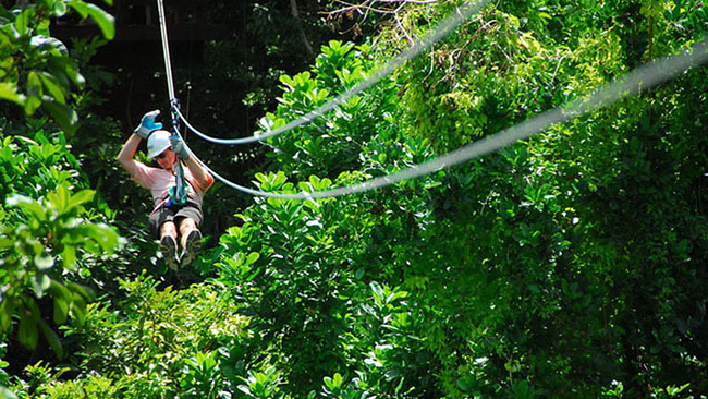 泰国最高最长----清迈skyline丛林飞索1日游(含拼车接送)
