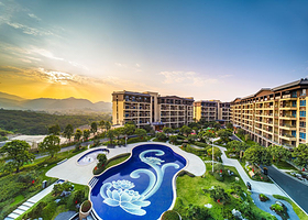 【亲子度假】广州碧桂园金叶子温泉公寓1晚+双早+私家温泉泡池+畅玩儿童乐园&捣蛋淘气堡，可加订增城金叶子温泉