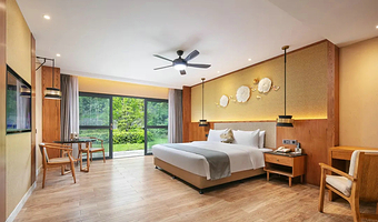 【酒店套餐 豪华5钻酒店】葛仙村度假区洗心院度假别墅酒店+2人门票+2人往返索道票+孔明灯2个+早餐+观光车