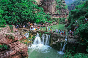 云台山风景名胜区+红石峡+小寨沟一日游【含60元景交+5A景区+纯玩不进店+三环内接+金牌导游讲解】