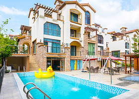 【酒店套餐】惠州南昆山富力养生谷温泉别墅+私家温泉+KTV+BBQ+自动麻将机+厨房厨具