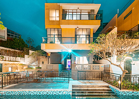 【酒店套餐】广州从化明月山溪温泉别墅+私家温泉池+KTV+BBQ+自动麻将机+厨房厨具+管家接待服务