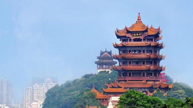 武汉东湖樱花园 武汉黄鹤楼二日游【【武汉樱缘都市二日游】景区首道