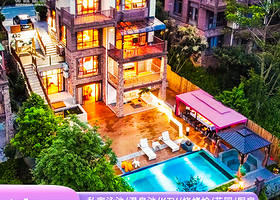 【酒店套餐】清远佛冈碧桂园温泉别墅+私家温泉池+KTV+烧烤+自动麻将机+厨房厨具+管家服务