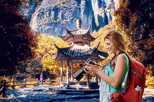 温州雁荡山+楠溪江风景旅游区三日游【温州南站免费接送、住宿网评四星大酒店、体验竹筏漂流、赏夜景观瀑布】