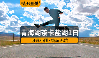 青海湖+茶卡盐湖一日游【旅游包车自由行|打卡网红双湖|无购物无推销真纯玩|西宁主城区可接】