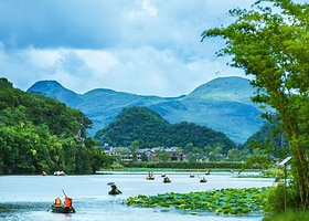 文山普者黑一日游【商务小团丨荷花盛景丨仙人洞村+青龙山+三生三世+西荒湿地】