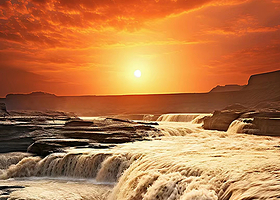 延安波浪谷+延安甘泉大峡谷+延安壶口瀑布一日游【三选一包车周边游+出发时间自由】