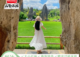 石林风景区一日游【二环内车接|臻选0购物-9点晚出发-15人精品小团+特色午餐-精选导游-赠送云南过桥米线】