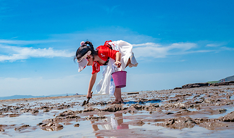 小嶝岛一日游【12人精品小团厦门旅游小嶝岛赶海一日游 抓蟹拾贝吃海鲜大餐帆船出海趣味亲子游】