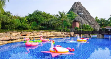 【酒店套餐】海口观澜湖温泉度假酒店1间1晚+双人自助早餐+双人火山温泉谷+水上乐园