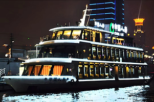 上海黄浦江游览精华游夜游船票【黄浦江夜游45分钟/1.3米以下儿童免票】