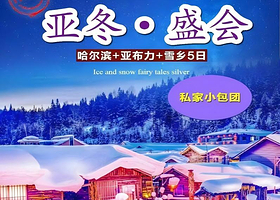 哈尔滨+亚布力+雪乡纯玩5日私家团丨一家一团不拼人！免费接送机+无人机航拍，专车出行，私密享受！