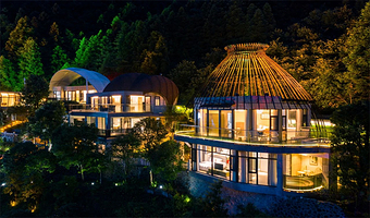 【酒店套餐●江南小九寨牛头山】轻奢度假.武义牛头山国家森林公园《鸟巢》精品别墅自驾