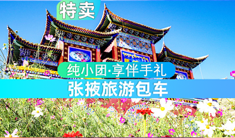 张掖旅游包车 2-6人团 上门接送 多车型套餐可选 七彩丹霞 马蹄寺 平山湖