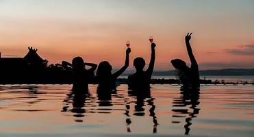 【酒店套餐】双人七彩云南古滇温泉山庄+古滇度假酒店1晚+早餐+恒温游泳池体验