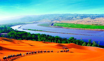 中卫中卫腾格里沙漠+沙坡头+66公路一日游【嗨玩沙坡头/纯玩小团无购物】