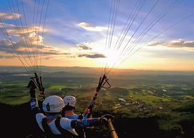 郴州飞云之上滑翔伞基地一日游【湖南郴州滑翔伞体验/专业教练/极限运动】