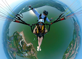 武汉中国光谷·半岛乐园一日游【武汉滑翔伞+武汉光谷滑翔伞一日游【极限运动官方直营专业教练】】