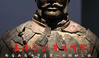 西安秦始皇帝陵博物院(兵马俑)+华清宫一日游【上门接+多套餐可选+导游讲解】
