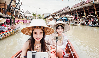 芭堤雅四方水上市场／搭手摇船拍美照去／大门票／大门票+长尾船+自助餐／ 大门票+长尾船／杜拉拉取景地