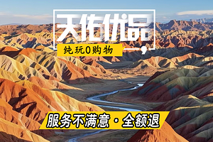 张掖七彩丹霞旅游景区+马蹄寺风光旅游区+金塔寺+巴尔斯雪山+平山湖大峡谷一日游【任意组合1-8人团赠上门接送】