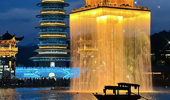 【酒店套餐】婺女洲度假区故园里/万卷酒店：含2人门票+2人游船票+打铁花+射箭6支+双早