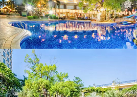 【步行可达观音山】樟木头三正半山酒店住1晚+2人自助早餐+观音山登顶成人票2张+汉宫中餐厅养生套餐+泳池