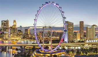 新加坡摩天观景轮一日游【当日可定，单门票，165米高的新加坡摩天观景轮之旅，欣赏令人叹为观止的城市天际线】