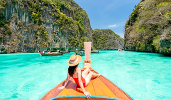 普吉岛皮皮岛一日游【大小皮皮岛／蛋岛／蜜月岛／竹子岛／出海浮潜／长尾船／白月光号／pp岛／多船型可选】