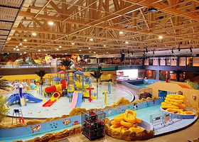 【酒店套餐】双人温泉汇水乐园不限次+福成喜悦温泉汇酒店1晚+早餐+私汤