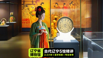 辽宁省博物馆·含门票·资深讲师2.5小时解说·蓝牙耳机