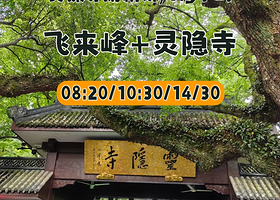 飞来峰+灵隐寺【含门票+真人讲解+香花券】1.5H人工讲解