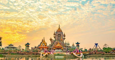 【五钻周末不加价】淮安开元名都大酒店/君庭酒店1晚+双早+双人淮安西游乐园门票