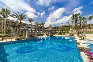 从化卓思道温泉度假酒店·豪华双/大床房+2大1小自助早餐+2大1小无限次温泉