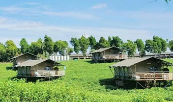 【★特惠温泉季】茅山森林世界度假村1晚+双人茅山森林世界2日无限次门票+双早+茅山森林世界从林漂流/茅山道温泉