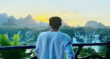 【私家团 南宁起止】崇左靖西2日游 德天跨国瀑布+峒那屿湾+通灵大峡谷+鹅泉【不拼车 畅享自由 好评师傅】