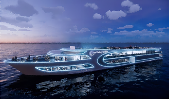 皇家银河号Royal Galaxy Cruise-曼谷夜游湄南河豪华游轮 Asiatique 河畔夜市码头