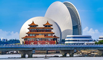 【一家一团】豪华游轮海上观港珠澳大桥+桥底穿过大桥+圆明新园+日月贝+珠海渔女一天游+佛山出发+上门接送