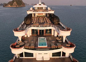 下龙湾+天堂岛一日游【大使游轮/高档5星游轮出海+游轮自助午餐+纯玩0购物】