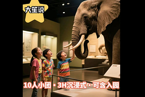 武汉武汉园博园(武汉自然博物馆)一日游【大笙说/2H沉浸式趣味讲解/10人团/含耳麦/可入园/溜娃好去处】
