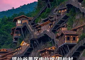 【酒店套餐】望仙谷景区内唯①仙宿/仰仙村住宿1晚+2人门票+2人自助早或100元早茶券+篝火晚会