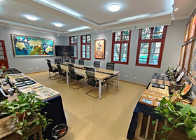 云南昆明德源文化掐丝珐琅彩画非遗手工体验【全套体验选图，掐丝，上釉，风干固定，装框】