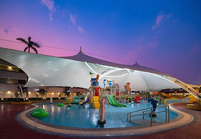 【住宿+温泉、水乐园、恒温泳池】昆明宜良汤海度假酒店住1晚+2人早餐+2人温泉、水上乐园、恒温泳池