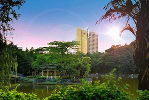 【全年不加价】东莞华尔登国际酒店2天1晚+2大2小早晚餐+可选荷塘印象生态园/东莞桥头生态园（2选1）