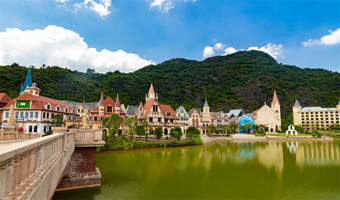 【酒店套餐】英德天樾巧克力王国酒店，含早餐+可选水世界/巧克力乐园门票+免费小镇观光+电瓶车接送，住进城堡里