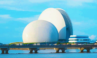 珠海港珠澳大桥豪华海上游轮+珠海渔女+情侣路+珠海大剧院一日游【私人团上门接+深圳出发+含午餐+珠海1线】