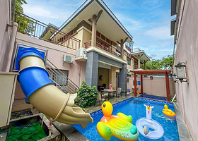 惠州南龙门昆山碧桂园大观温泉泳池别墅+电动麻将+KTV+烧烤炉+私家温泉+厨房厨具+私家花园-近云顶大观园